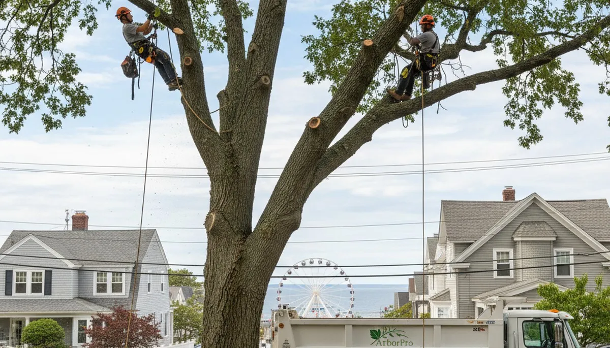 Professional tree removal service in Boston MA by certified arborists